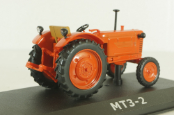 МТЗ-2 трактор 1954, красный, ТРАКТОРЫ история,люди,машины (Hachette) №13 1:43
