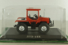 ЛТЗ-155 трактор 1988, красный, ТРАКТОРЫ история,люди,машины (Hachette) №30 1:43