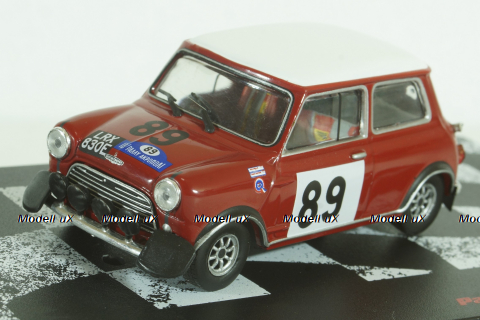 BMC Mini Cooper S #89, Acropolis Rally 1967, P.Hopkirk/Ron Crellin, Vencedores de Rally , Altaya 1:43