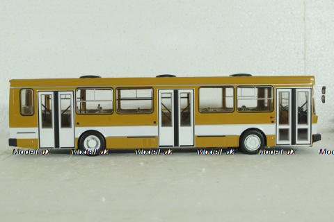 Лиаз-5256, охра с белой полосой, DEMPRICE 1:43 