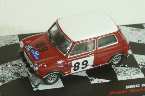 BMC Mini Cooper S #89, Acropolis Rally 1967, P.Hopkirk/Ron Crellin, Vencedores de Rally , Altaya 1:43