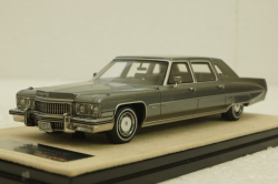 Cadillac Fleetwood 75 Limousine, Park Avenue Gray Poly, STM73102, Stamp Models 1:43