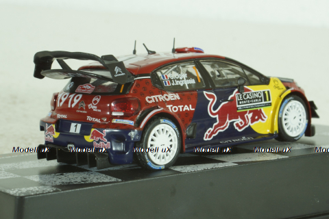 Citroen C3 WRC #1, Rally Monte Carlo 2019, Sebastian Ogier/Julien Ingrassia, Vencedores de Rally #6, Altaya 1:43 ( Чешская Серия)