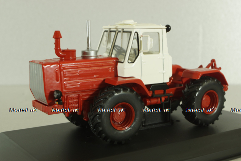 Т-150К трактор 1971, красный, ТРАКТОРЫ история,люди,машины (Hachette) №127 1:43 с журналом