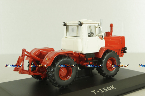 Т-150К трактор 1971, красный, ТРАКТОРЫ история,люди,машины (Hachette) №127 1:43 с журналом