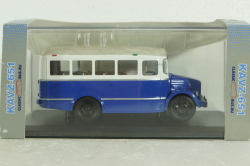 Кавз-651, бело/синий, 03001E, Classicbus 1:43