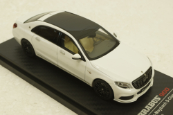 Mercedes Maybach S-Class S600  Brabus 900 2018 white, Almost Real 1:43