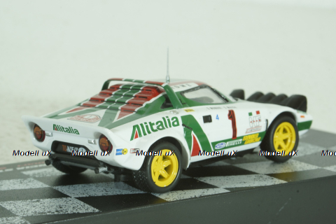 Lancia Stratos #1, Rally Monte Carlo 1977, Sandro Munari/Silvio Maiga, Vencedores de Rally #16, Altaya 1:43 ( Чешская Серия) с журналом!