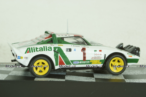 Lancia Stratos #1, Rally Monte Carlo 1977, Sandro Munari/Silvio Maiga, Vencedores de Rally #16, Altaya 1:43 ( Чешская Серия) с журналом!