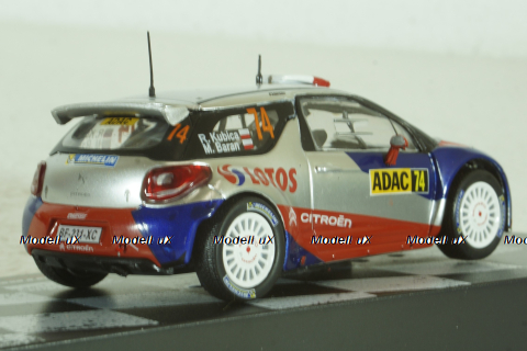 Citroen DS3 RRC #74, Rally Germany 2013, Robert Kubica/Maciej Baran,  Vencedores de Rally #23, Altaya 1:43 ( Чешская Серия) с журналом!