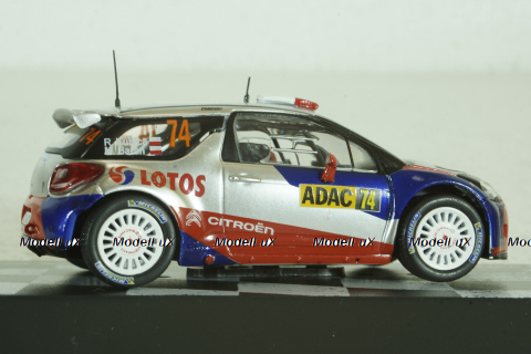 Citroen DS3 RRC #74, Rally Germany 2013, Robert Kubica/Maciej Baran,  Vencedores de Rally #23, Altaya 1:43 ( Чешская Серия) с журналом!