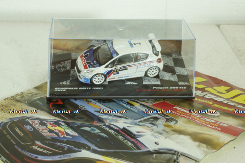 Peugeot 208 T16 #2, Rally Akropolis 2014, Craig Breen/Scott Martin, Vencedores de Rally #17, Altaya 1:43 ( Чешская Серия) с журналом!
