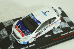 Peugeot 208 T16 #2, Rally Akropolis 2014, Craig Breen/Scott Martin, Vencedores de Rally #17, Altaya 1:43 ( Чешская Серия) с журналом!