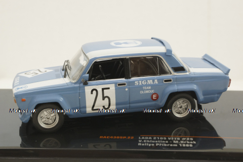 Ваз-2105 Lada VFTS, No.25, Rally Pribram, V.Chlustina/M.Hrbek, 1986, RAC430, IXO 1:43