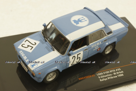 Ваз-2105 Lada VFTS, No.25, Rally Pribram, V.Chlustina/M.Hrbek, 1986, RAC430, IXO 1:43