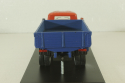 Зил-138 бортовой, газобаллонный 1960, красный/синий, Pegas Models 1:43