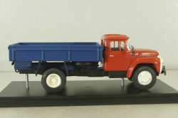 Зил-138 бортовой, газобаллонный 1960, красный/синий, Pegas Models 1:43