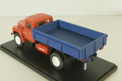 Зил-138 бортовой, газобаллонный 1960, красный/синий, Pegas Models 1:43