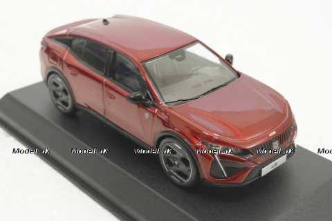 Peugeot 408 GT Hybrid 2023, red, 474811, Norev 1:43