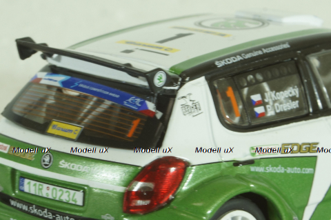 Skoda Fabia S2000 #1, Barum Rally 2013, J.Kopecky/P.Dresler, Vencedores de Rally , Altaya 1:43