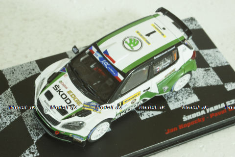 Skoda Fabia S2000 #1, Barum Rally 2013, J.Kopecky/P.Dresler, Vencedores de Rally , Altaya 1:43