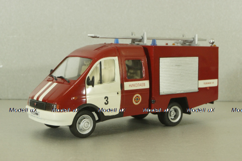 Газ-330232 Пожарный автомобиль 1995, Херсон Моделс 1:43