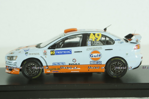 Mitsubishi Lancer Evo X #49 Rally, Finland 2010, Tarmac 1:43