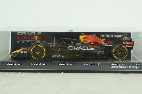 Oracle Red Bull Racing RB18, with pilot Sergio Perez, Mexican GP 2022, 417222011, Minichamps 1:43