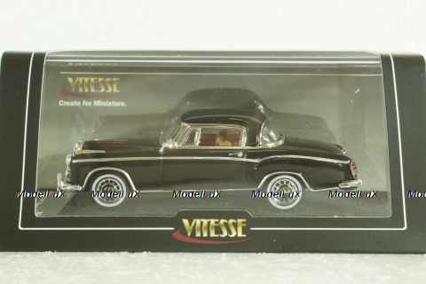 Mercedes 220 SE Coupe 1959 black, 28663, Vitesse 1:43
