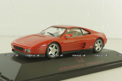 Ferrari 348 TS coupe 1989, red, 80420, Herpa 1:43