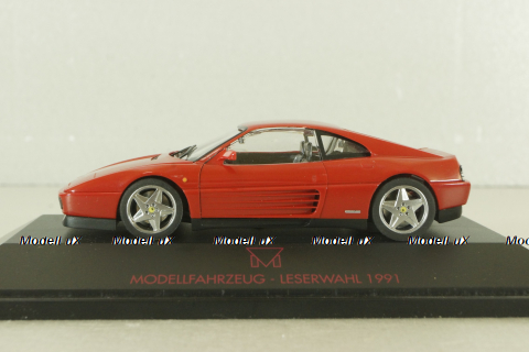 Ferrari 348 TS coupe 1989, red, 80420, Herpa 1:43