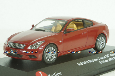 Nissan Skyline Coupe 50th Anniversary  2008 red, JC138,  J-Collection 1:43