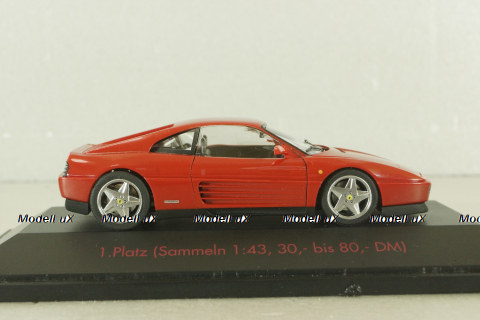 Ferrari 348 TS coupe 1989, red, 80420, Herpa 1:43