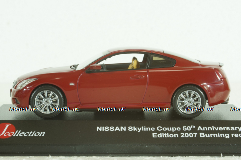 Nissan Skyline Coupe 50th Anniversary  2008 red, JC138,  J-Collection 1:43