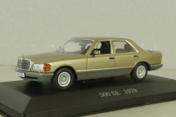 Mercedes 500 SE (W126) 1979 шейховоз, gold, Altaya 1:43