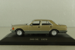 Mercedes 500 SE (W126) 1979 шейховоз, gold, Altaya 1:43
