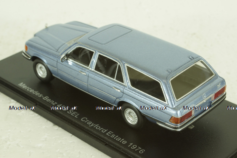 Mercedes 450 SEL Crayford Estate, 1976, Metallic Light Blue, 47075, NEO 1:43