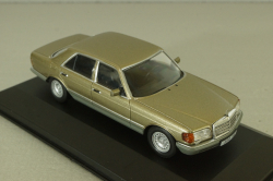 Mercedes 500 SE (W126) 1979 шейховоз, gold, Altaya 1:43