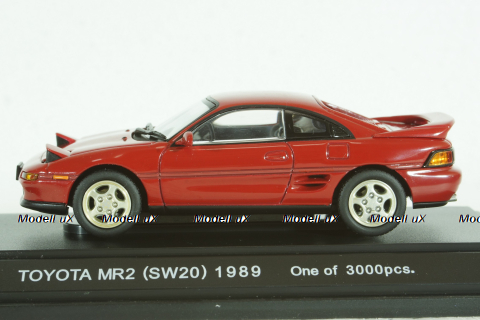 Toyota MR2 MR-2 SW20 1989, Red, 266, Ebbro 1:43