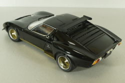 Lamborghini Miura SVR black/gold, 08319BKG, Kyosho 1:18