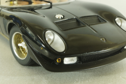 Lamborghini Miura SVR black/gold, 08319BKG, Kyosho 1:18