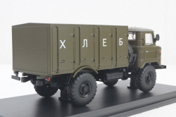 Газ-66 Автомобиль-фургон хлебный АФХ-66, 0077MP, Model Pro 1:43