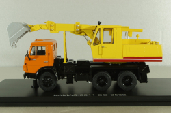 Камаз-5511, экскаватор ЭO-3532, SSM1455, SSM 1:43
