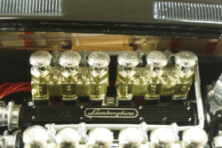 Lamborghini Miura SVR black/gold, 08319BKG, Kyosho 1:18