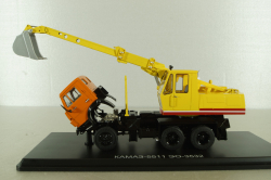 Камаз-5511, экскаватор ЭO-3532, SSM1455, SSM 1:43