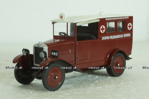 АМО-Ф-15 Скорая медицинская помощь, Автомобиль на службе №34, 1:43