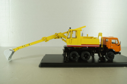 Камаз-5511, экскаватор ЭO-3532, SSM1455, SSM 1:43