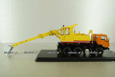Камаз-5511, экскаватор ЭO-3532, SSM1455, SSM 1:43