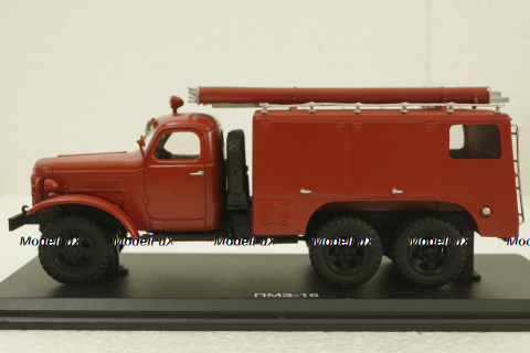 Зис-151 ПМЗ-16, пожарный автомобиль химического пенного тушения, 0068MP, Model Pro 1:43