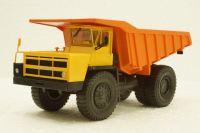Белаз-7523 карьерный самосвал, желтый/орнжевый, Н009, Наш Автопром 1:43